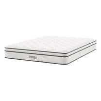 Pemberly Row 10" Modern Innerspring and Foam King Mattress in White