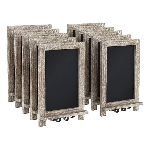 Pemberly Row 10 Pack 9.5"x14" Tabletop or Wall Mount Magnetic Chalkboards