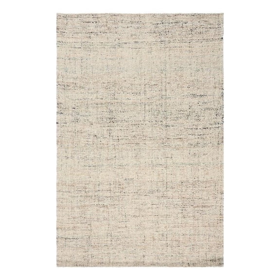Pemberly Row 108 x 144" Heathered Effect Jute & Wool Area Rug in Natural