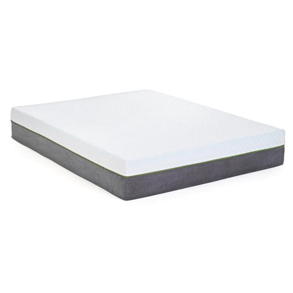 Pemberly Row 12" Copper Full Premium Memory Foam Mattress in White