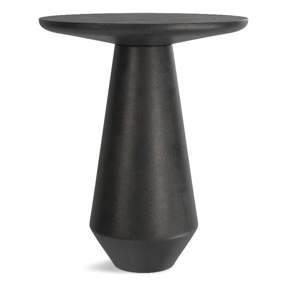 Pemberly Row 16 inch Wide Metal Side Table in Graphite & Fully ...