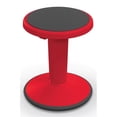 thumbnail image 1 of Pemberly Row 17-24" Plastic Hierarchy Height Adjustable Grow Tall Stool in Red, 1 of 7