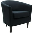 thumbnail image 1 of Pemberly Row 17.5" Traditional Fabric Club Chair in Dark Blue, 1 of 4