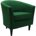 thumbnail image 1 of Pemberly Row 17.5" Traditional Fabric Club Chair in Emerald Green, 1 of 6