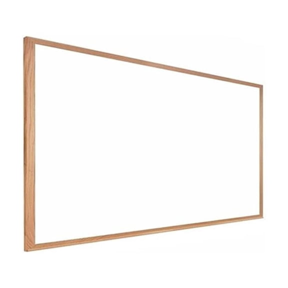 Pemberly Row 18.0" x 24.0"Wood Frame Non-Magnetic Whiteboard