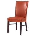 thumbnail image 1 of Pemberly Row 19.5" Bonded Leather Dining Chair in Orange (Set of 2), 1 of 8