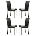 thumbnail image 1 of Pemberly Row 19" Contemporary Metal Dining Room Chair in Black (Set of 4), 1 of 6