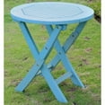 thumbnail image 1 of Pemberly Row 19" Folding Patio Table in Sky Blue, 1 of 1