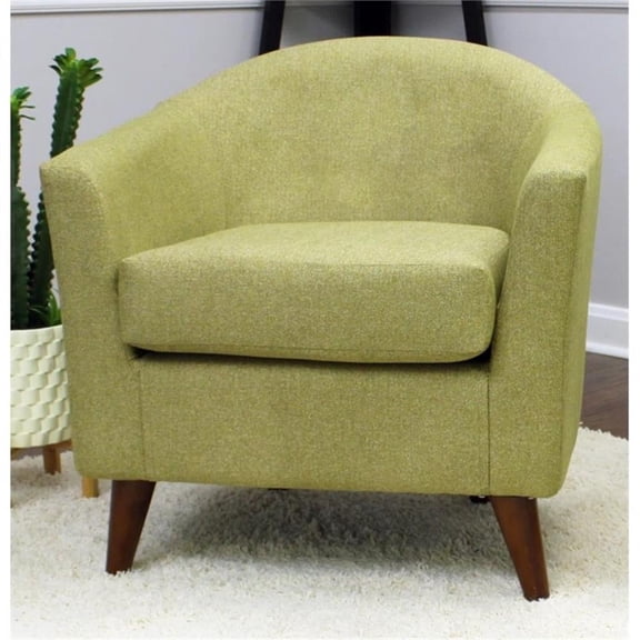 Pemberly Row 19"H Fabric Accent Chair in Terrace Citron Yellow