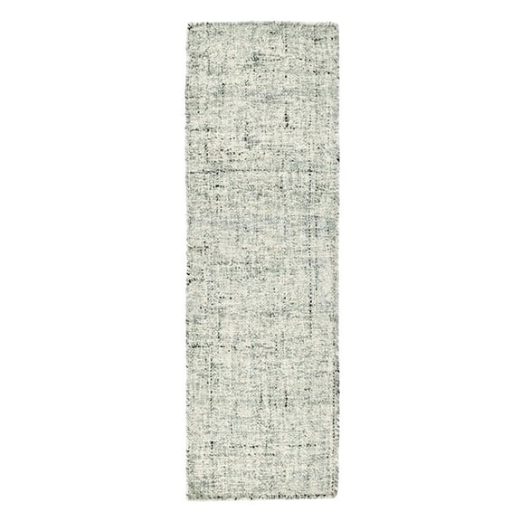 Pemberly Row 2.6'x8' Sustainable Handwoven Jute Blend Fog Gray Accent Rug