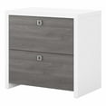 thumbnail image 1 of Pemberly Row 2-Drawer Engineered Wood Lateral File Cabinet in Gray/Pure White, 1 of 11