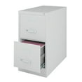 thumbnail image 1 of Pemberly Row Metal 2-Drawer Letter Width Vertical Filing Cabinet in Light Gray, 1 of 6