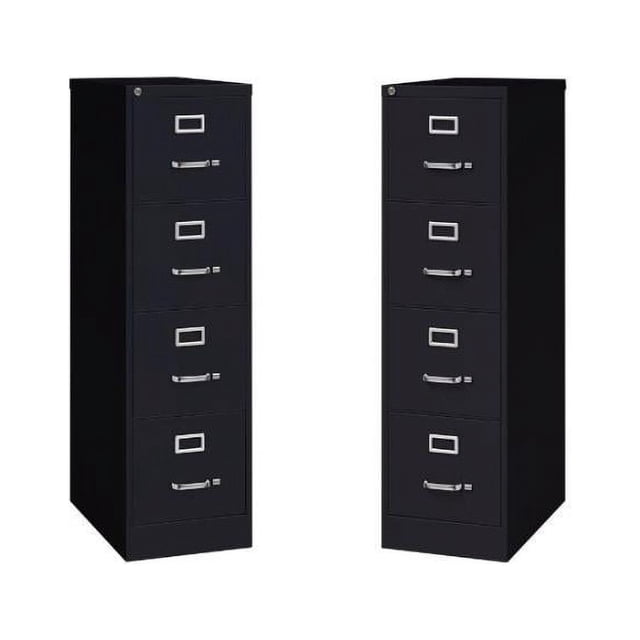 Pemberly Row 2 Set of Filling Cabinet in Black - Walmart.com