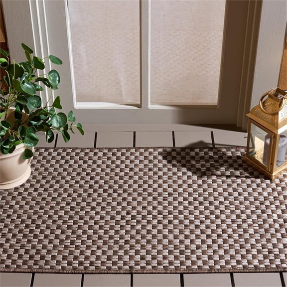Pemberly Row 2' x 3'-7" Area Rug in Light Brown Light Gray for Entryway