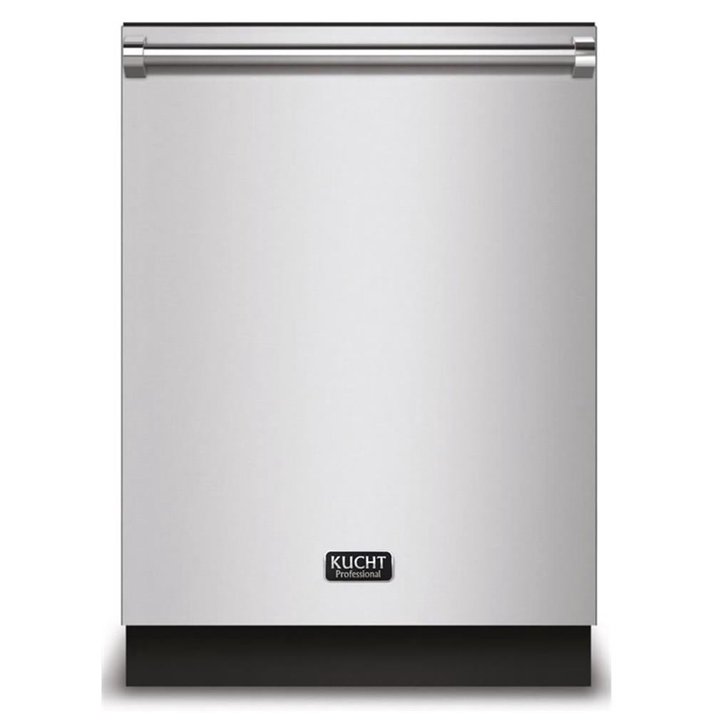 Pemberly Row 24" Stainless Steel Top Control Dishwashers in Silver