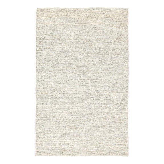 Pemberly Row 24 x 36" Handspun Jute Fabric Area Rug in Ivory