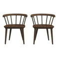 thumbnail image 1 of Pemberly Row 27"H Mid-Century Solid Wood Dining Chair in Mahogany (Set of 2), 1 of 6