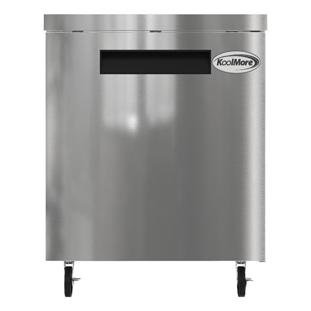 Pemberly Row 27" One Door Commercial Undercounter Refrigerator 5 cu. ft. in