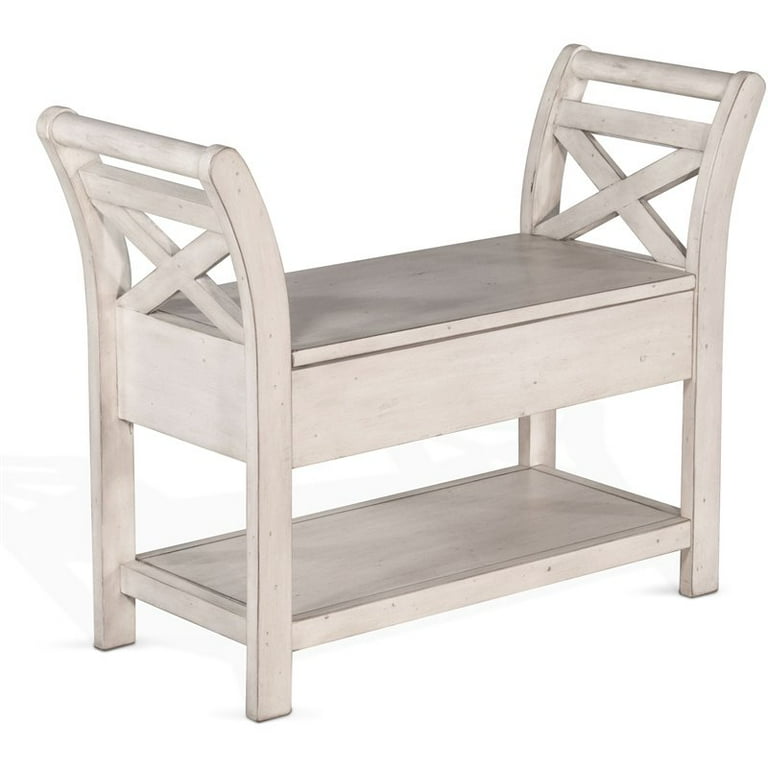 Wood accent bench sale
