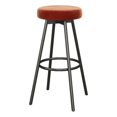 thumbnail image 1 of Pemberly Row 29.25" Metal & Fabric Bar Stool in Rust (Set of 2), 1 of 13