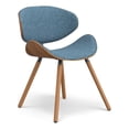 thumbnail image 1 of Pemberly Row 29.3" Modern Wood & Fabric Dining Chair in Denim Blue, 1 of 9