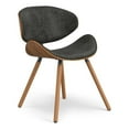 thumbnail image 1 of Pemberly Row 29.3" Modern Wood & Faux Leather Dining Chair in Slate Gray, 1 of 9
