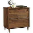 thumbnail image 1 of Pemberly Row 2Drawers Vertical Walnut Wood Filing Cabinet Easy Assembly, 1 of 10