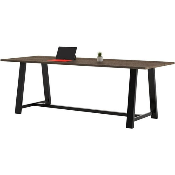 Pemberly Row 3.5 x 10 FT Conference Table in Studio Teak - Standard Height