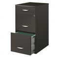 thumbnail image 1 of Pemberly Row 3 Drawer 18" Deep Metal File Cabinet in Charcoal, 1 of 1