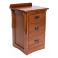 thumbnail image 1 of Pemberly Row 3 Drawer End Table with Writing Tray - Michael's Cherry, 1 of 3