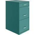 thumbnail image 1 of Pemberly Row 3-Drawers Vertical Turquoise Metal Filing Cabinet Pre-assembled, 1 of 5