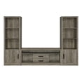 thumbnail image 1 of Pemberley Row Wood Gray TV Stand Rectangular with Storage 65" Unassembled, 1 of 9