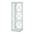 thumbnail image 1 of Pemberly Row 3 Shelf Corner Bookcase in White, 1 of 3