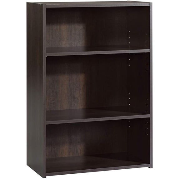 Pemberley Row Engineered Wood Cinnamon Cherry Bookcase Rectangular Adjustable Shelves 35.25"H Unassembled