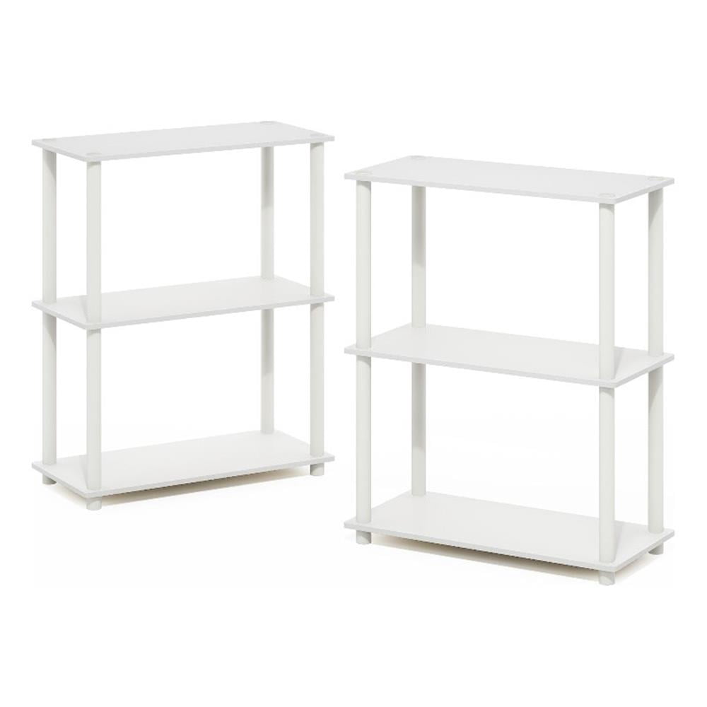 Pemberly Row 3-Tier Compact Multipurpose Shelf Display Rack (Set of 2 ...
