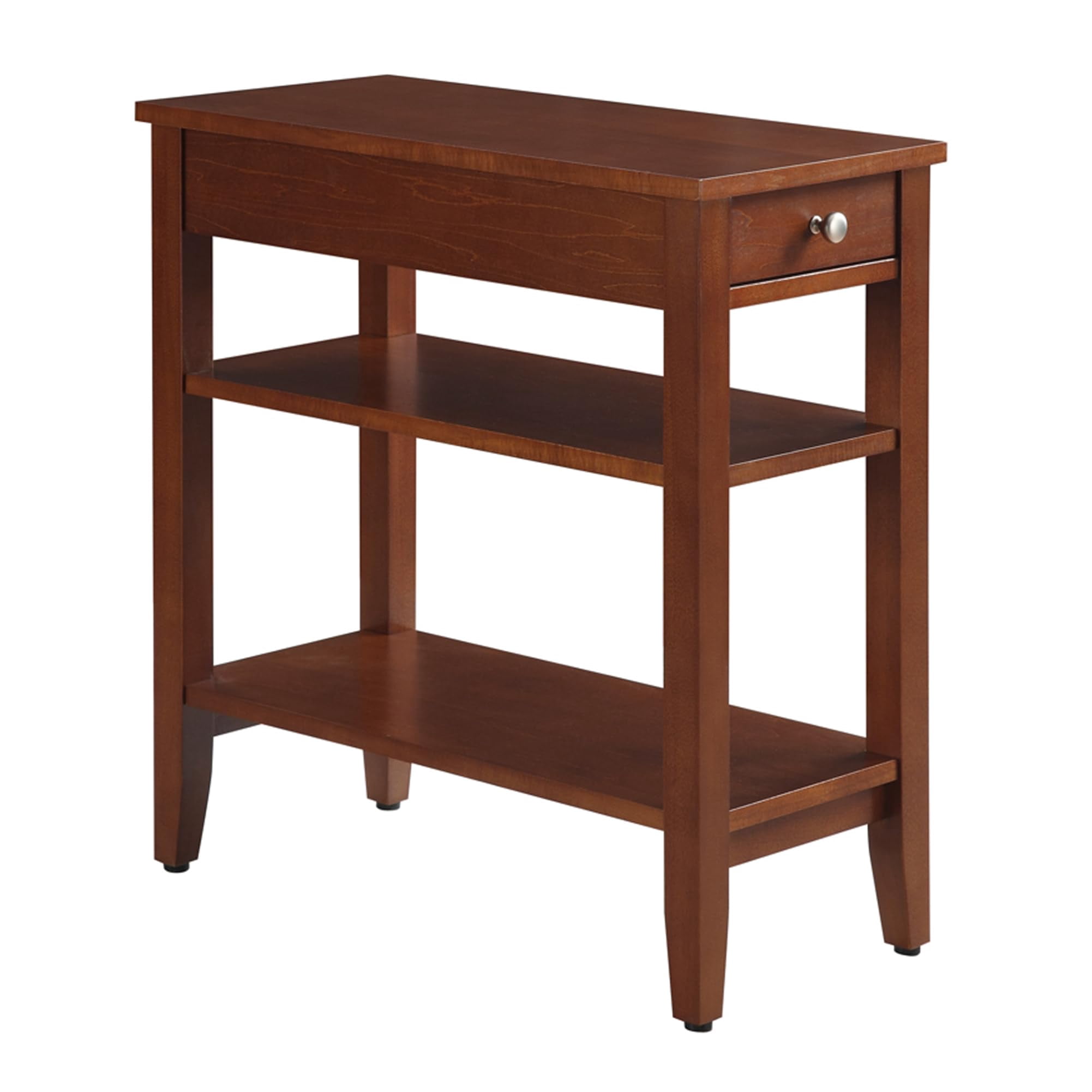 Pemberley Row Wood Cherry End Table Rectangular 24"H Unassembled ...