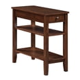 thumbnail image 1 of Pemberly Row 3-Tier and 1-Drawer Transitional Wood End Table in Espresso, 1 of 7