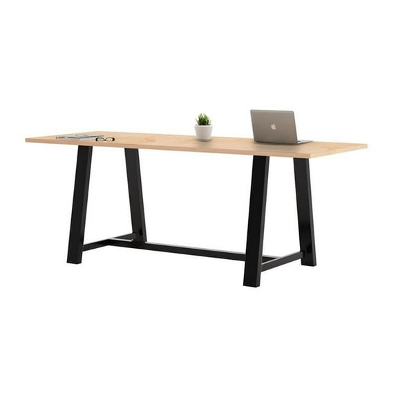 Pemberly Row 3 x 8 FT Conference Table in Maple - Standard Height