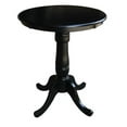 thumbnail image 1 of Pemberly Row 30" Round Counter Height Dining Table in Black, 1 of 4