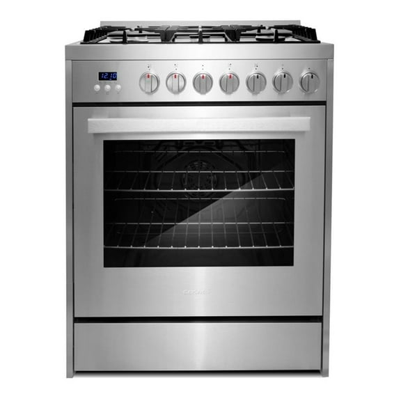 Pemberly Row 30 in. 5.0 cu. ft Single Oven Gas Range with 5 Burner Cooktop
