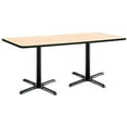 thumbnail image 1 of Pemberly Row 30" x 72" Conference Table - Natural Top - Black X-Base, 1 of 1