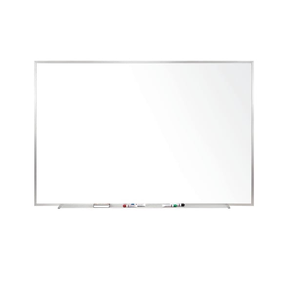 Pemberly Row 36.5" x 48.5" Aluminum Frame Ceramic Magnetic Whiteboard