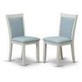 thumbnail image 1 of Pemberly Row 36.8" Wood Dining Chairs in Blue/White (Set of 2), 1 of 8