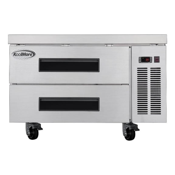 Pemberly Row 36" Chef Base Refrigerator Storage Cabinet for Cold Foods