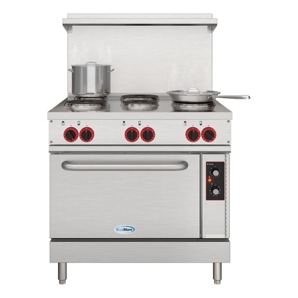 Pemberly Row 36" Electric Range with 6 Burners & 1 Standard Electric Oven