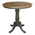thumbnail image 1 of Pemberly Row 36" Hickory/Washed Coal Counter Height Dining Table - 12" Leaf, 1 of 9