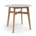 thumbnail image 1 of Pemberly Row 36" Round Faux Marble Round Dining Table in Natural, 1 of 6