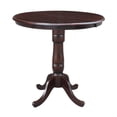 thumbnail image 1 of Pemberly Row 36" Round Top Counter Table With 12" Leaf in Mocha Brown, 1 of 5