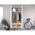 thumbnail image 1 of Pemberly Row 36" Wall Mounted Garage Storage Wood Wardrobe Cabinet in White, 1 of 10