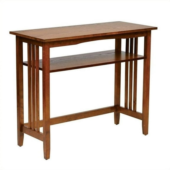 Pemberly Row 36 inch Foyer Table in Ash Brown by OSP Home Furnishings